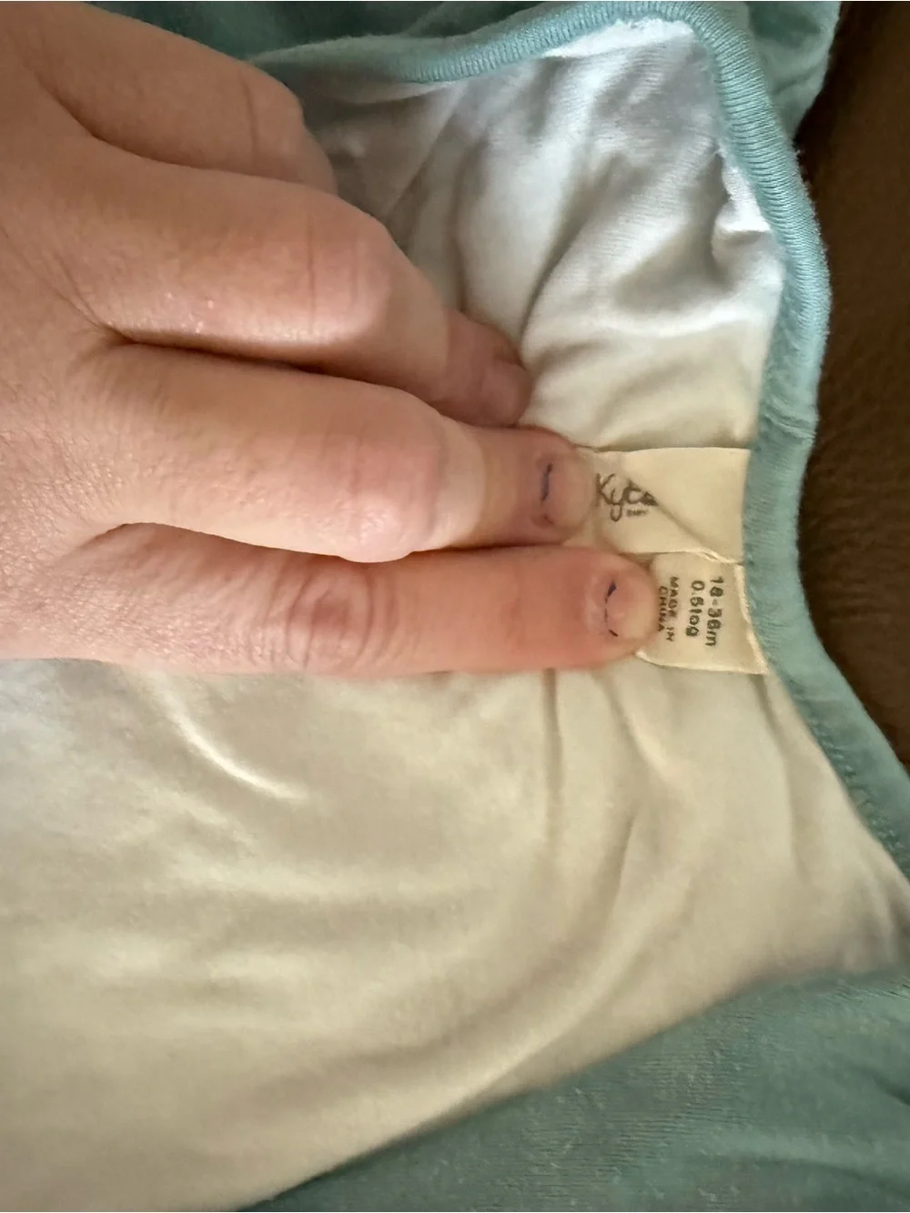 Kyte BABY Teal and Cream Sleep Sack